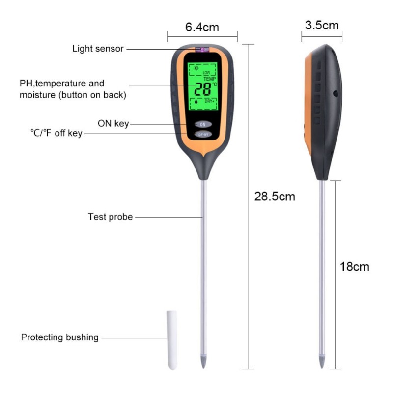 Soil Moisture Meter Hygromètre Testeur D'humidité Des - Temu France