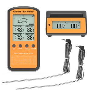 Digitales Lebensmittel-Thermometer mit Dual-Sonden